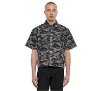 Urban Classics Laser Camo Printed Boxy Shirt Blacklasercamo Talla: XXL | Camisas Casuales Outlet | Hombre | Negro