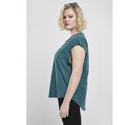 Urban Classics Camisa de mujer Camiseta de mujer con forma básica Teal 5XL