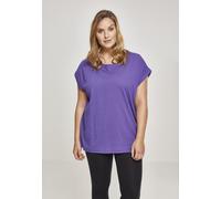 Urban Classics Camisa Femenina Damas Hombro Extendido Tee Ultravioleta M