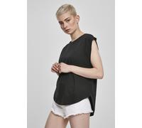 Urban Classics Camisa Femenina Ladies Basic Shaped Tee Negra 4XL