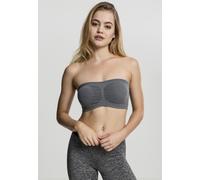 Urban Classics Camisa Femenina Ladies Pads Bandeau Negro XL