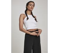 Urban Classics Camisa Femenina Señoras Top Corto Cuadrado White XS