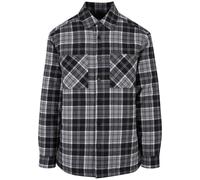 Urban Classics Camisa gris / negro / blanco M gris / negro / blanco