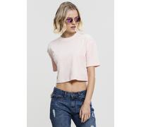 Urban Classics Camisa Mujer Damas Terciopelo Corta Kimono Tee Rosa L