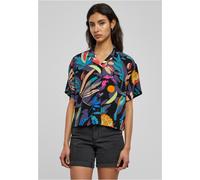 Urban Classics Camisa Resort Viscosa Señoras Blackfruity 4XL