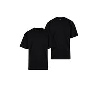 Urban Classics Té Alto 2-Pack Camiseta, Negro y Negro, M para Hombre