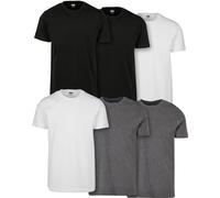 Urban Classics Camiseta Basic Tee 6-Pack XXL