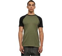 URBAN CLASSICS Camiseta Básica Hombre de Manga a Corta, Cuello Redondo, Algodón, Largo Normal, Estilo Moderno, Disponible en distintos colores, Tallas XS - 5XL