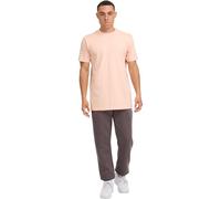 Urban Classics Camiseta básica para Hombre, Camiseta clásica con Cuello Redondo, 100% algodón, Corte Regular, Tallas S-5XL, Softapricot, 3XL