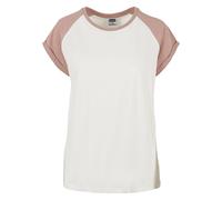 Urban Classics Camiseta mujer Raglan mangas cortas, cuello ancho, tallas XS-5XL
