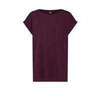 Urban Classics - Camiseta para mujer hombros extendidos - Redwine - S