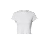 Urban Classics T-Shirt Ladies Cropped Rib tee Camiseta, White, S para Mujer