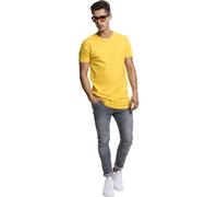 Urban Classics Shaped Long Tee, Camiseta Hombre, Amarillo (Chrome Yellow), XS