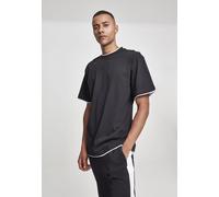 Urban Classics Camiseta Contrast Tall Tee Negro/Azulite 3XL