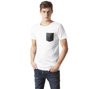 Urban Classics Camiseta Cuero Imitation Poc ket Tee Negro S
