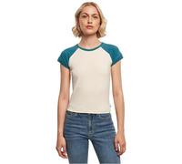 Urban Classics Camiseta de béisbol Retro para Mujer, Sanda/Jasper, S