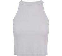 Urban Classics Tb1894-ladies Rib Turtleneck Cropped Top, Gris (Grey 00111), S para Mujer