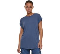 Urban Classics Camiseta de Hombro extendida Modal para Mujer, Color Azul Vintage, S