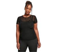 Urban Classics Camiseta de Malla para Mujer, Negro, XXXXXL