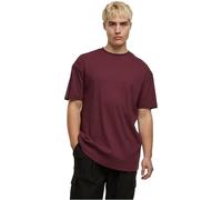 Urban Classics Camiseta de Manga Corta Acanalada de algodón orgánico para Hombre, Corte Regular, Tallas S a 5XL, Cereza, 3XL