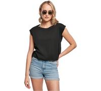 Urban Classics Ladies Organic Short tee Camiseta, Negro, M para Mujer