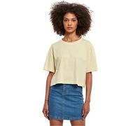 Urban Classics Camiseta de manga corta para mujer, Camiseta Mujer, Amarillo (Powder Yellow), XXXXL