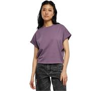 Urban Classics Camiseta de Manga Corta para Mujer Pigment Dye Cut On Sleeve, Duskpuret, XXL
