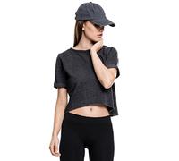 Urban Classics Camiseta de Manga Corta para Mujer Sudadera, Gris (Darkgrey 94), M