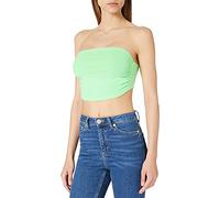 Urban Classics Camiseta de Manga Corta Para Mujer, Top Mujer, Verde (Verde Neón 00161), S