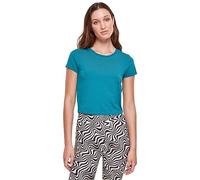 Urban Classics Camiseta de Manga Corta para Mujer, Verde Agua, XL