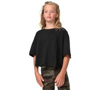 Urban Classics Uck1555-girls Short Kimono tee Camiseta, Negro, 110-116 para Niñas