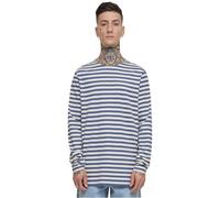 Urban Classics Regular Stripe LS Camiseta, White Sand/Vintage Blue, S para Hombre