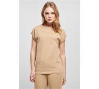 Urban Classics Camiseta de mujer Camiseta con hombros alargados Unionbeige S