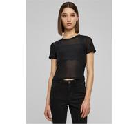 Urban Classics Camiseta de mujer Camiseta corta de malla para mujer XS