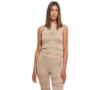 Urban Classics Camiseta de Punto con Cuello Halter para Mujer, Softseagrass, XL