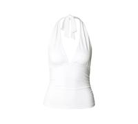 Urban Classics Camiseta de Punto de Poliamida para Mujer, Cuello Halter Que realza la Figura, Corte Ajustado, Suave y elástico, con Lazo en el Cuello