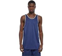 Urban Classics Camiseta de Tirantes de Malla, Azul Marino, L para Hombre