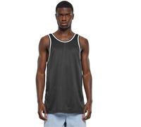 Urban Classics Camiseta de Tirantes de Malla, Negro, L para Hombre