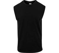 Urban Classics Camiseta de tirantes para hombre de gran tamaño, sin terminar con mangas para entrenamiento, gimnasio, camiseta deportiva de tanque, tallas S - XXL, Negro , 5X-Large