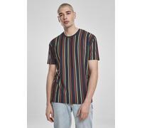 Urban Classics Camiseta estampada Oversized Retro Stripe Tee Midnightnavy/Burnedred S