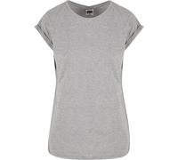 Urban Classics Ladies Extended Shoulder Tee, Camiseta Mujer, Grey, M