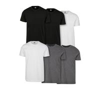 Urban Classics Camiseta gris / negro / blanco M EUR