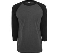 URBAN CLASSICS Camiseta Hombre de Manga Ranglán a Tres Cuartos hasta el Codo, Algodón, Largo Normal, Disponible en Distintos Colores y tallas XS - 5XL