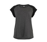 Urban Classics Camiseta mujer Raglan – Mangas cortas, cuello ancho – Colores XS-5XL