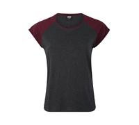 URBAN CLASSICS Camiseta Mujer De Mangas Cortas, Camiseta Raglan, Cuello De Corte Ancho, En Distintos Colores Y Tallas Xs - 5Xl