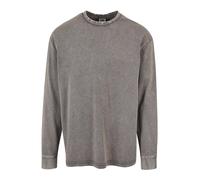 Urban Classics Heavy Boxy Acid Wash Longsleeve Camiseta, Asphalt, XL para Hombre