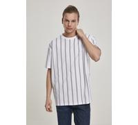 Urban Classics Camiseta Heavy Oversized AOP Stripe Tee White/Navy S