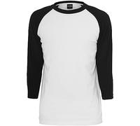 URBAN CLASSICS Camiseta Hombre de Manga Ranglán a Tres Cuartos hasta el Codo, Algodón, Largo Normal, Disponible en Distintos Colores y tallas XS - 5XL