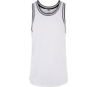 Urban Classics Camiseta de Tirantes de Malla, Blanco, S para Hombre