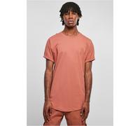Urban Classics Long Shaped Turnup tee Camiseta, Terracotta, M para Hombre